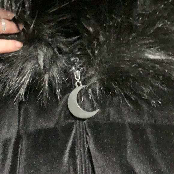 KILLSTAR Lisa Luna Velvet Winter Coat Jacket Corset Back - Picture 11 of 16